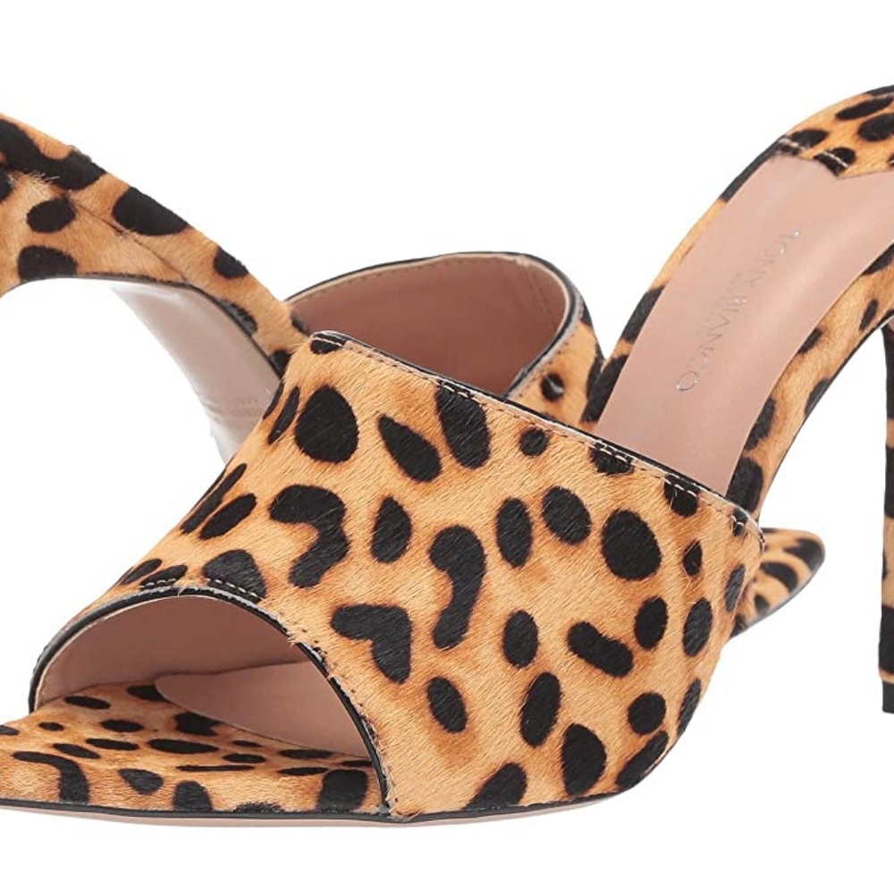 OUT OF STOCK RARE BRAND NEW Tony Bianco Leopard Mule Heels. SOLD OUT